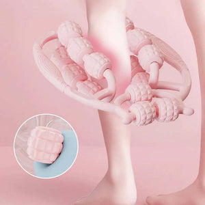 Dobbeltrækket Roller Leg Clamp Massager