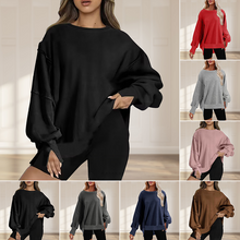 Indlæs billede til gallerivisning Oversized sweater med lommer til kvinder
