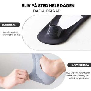 Usynlige åndbare issilkestrømper(5 par)