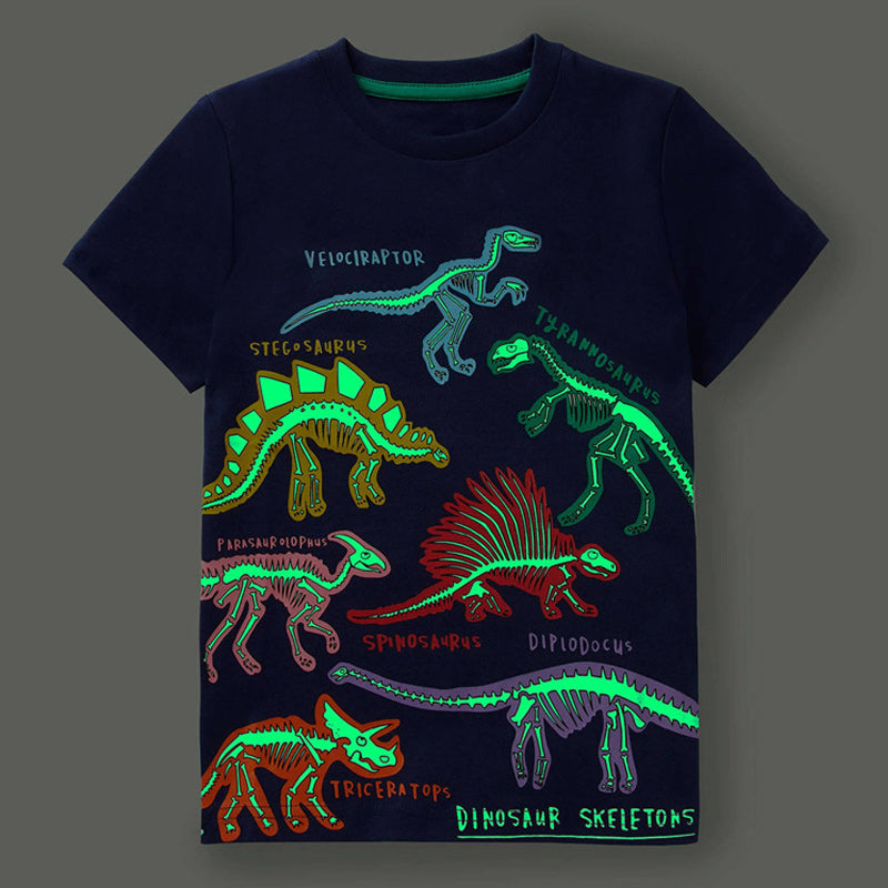 Lysende Dinosaur T-Shirt