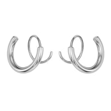 Indlæs billede til gallerivisning Minimalistiske Twist Wrap Krybende klatremaskine Cuff øreringe
