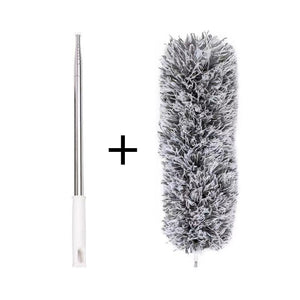 Teleskopisk vaskbar buet mikrofiber støvekost