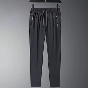 Afslappede joggingbukser i issilke (Herre)