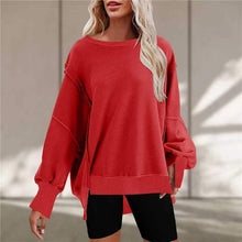 Indlæs billede til gallerivisning Oversized sweater med lommer til kvinder
