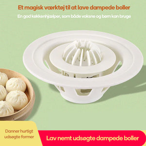 Blomsterformet bolle- og dumplingsmaskine