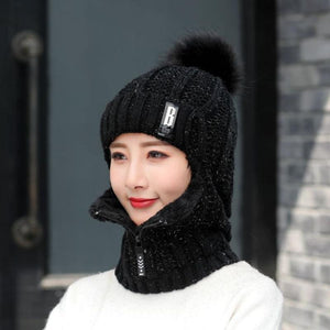 Vinter Siamese vindtæt hat