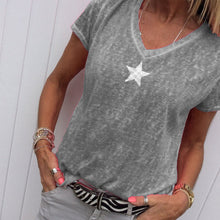 Indlæs billede til gallerivisning Pentagram T-shirt med V-hals
