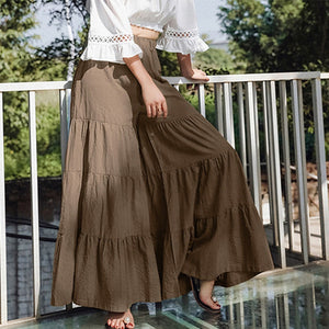 Monochrome retro beach pants