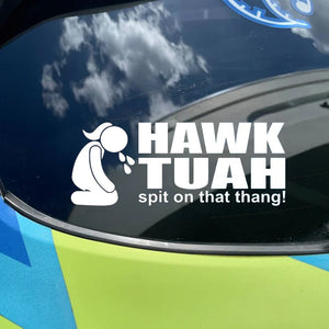 Høg Tuah spyttede på det Thang-klistermærke
