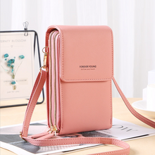 Indlæs billede til gallerivisning Stor kapacitet Crossbody berøringsskærm telefontaske
