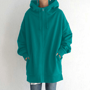 Lynlås Hooded Long Plus Fleece Sweatshirt