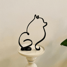 Indlæs billede til gallerivisning Hund minimalistisk kunstskulptur
