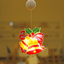 Indlæs billede til gallerivisning Julelys til vindueskarmen med sugekop

