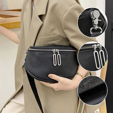 Indlæs billede til gallerivisning Crossbody skuldertasker i læder
