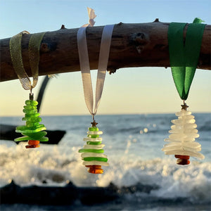 🎄Juletræspynt af søglas fra Erie-søen