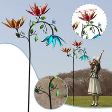 Indlæs billede til gallerivisning Smukke sommer flerfarvede blomster Wind Spinner
