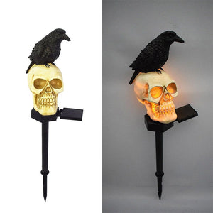 Solcelledrevne Kranie & krage Dekorative Halloweenlys