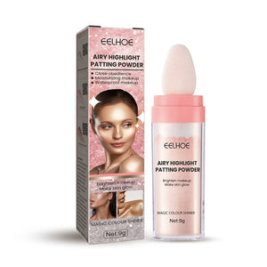 Highlighter makeup-pudderstick