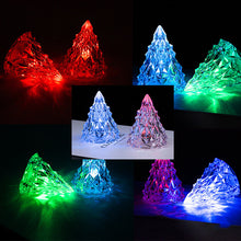 Indlæs billede til gallerivisning Mini LED Krystaljuletræs nattelampe
