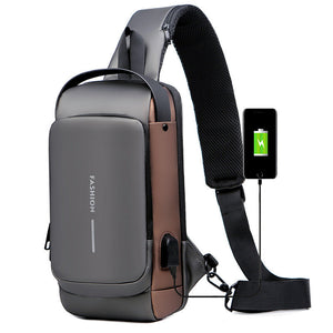 USB Opladelig Tyverisikret Sling/Skulder sportstaske