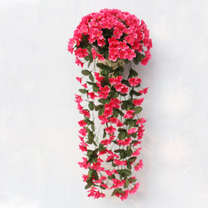 Kunstig blomsterkurv til ophængning