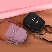 Indlæs billede til gallerivisning Letvægts vandtæt crossbodytaske med multilommer
