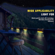 Indlæs billede til gallerivisning Waterproof Outdoor Solar Deck Lights
