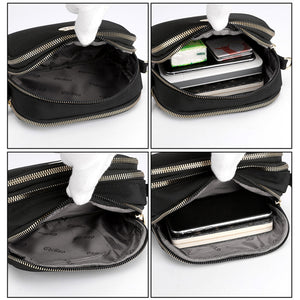 Nylon Oxford stof en skulder crossbody taske