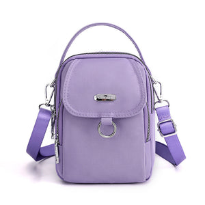 Letvægts vandtæt crossbodytaske med multilommer