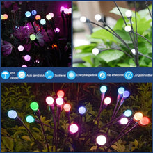 Indlæs billede til gallerivisning Solcelledrevent Plug-in LED Havelys Firefly i ildfluemotiv
