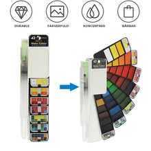 Indlæs billede til gallerivisning Solid Gouache-pigment palete - lad din kreativitet komme til udtryk!
