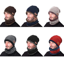 Indlæs billede til gallerivisning Ideel rock Varm Beanie Cap med tørklæde
