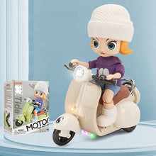 Indlæs billede til gallerivisning Sank Roterende Elektrisk Motorcykel legetøj
