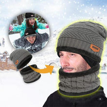 Indlæs billede til gallerivisning Ideel rock Varm Beanie Cap med tørklæde
