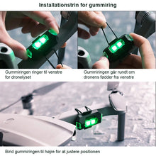 Indlæs billede til gallerivisning 4 farver LED flystroboskoplys og USB-opladning
