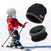 Indlæs billede til gallerivisning Ideel rock Varm Beanie Cap med tørklæde
