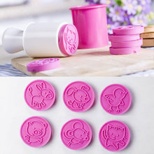 Indlæs billede til gallerivisning Non-Stick Cookie Stempel &amp;Cutter (5 mønstre)
