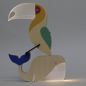 LED kreativt dyr dekorativt lys