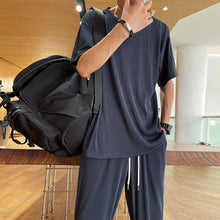Indlæs billede til gallerivisning Ice Silk Casual jakkesæt til mænd
