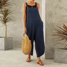 Indlæs billede til gallerivisning Ensfarvet afslappet jumpsuit (Dame)
