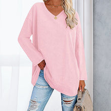 Indlæs billede til gallerivisning Drop Sleeve Bluse med V-udskæring
