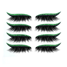 Indlæs billede til gallerivisning Genanvendelige eyeliner og øjenvippeklistermærker (4 par)
