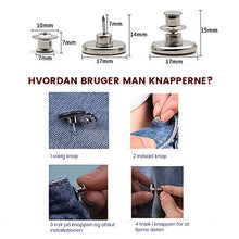 Indlæs billede til gallerivisning Justerbare knapper til Jeans med trådfri installation
