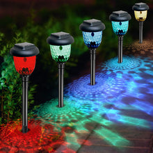 Indlæs billede til gallerivisning Saker Color-Changing Solar Landscape Lights (2PCS)
