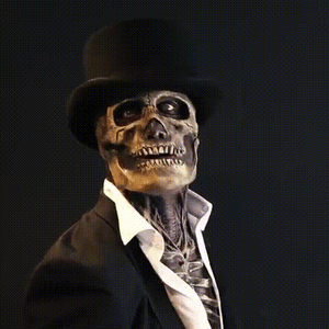 Skrækkelig skeletmand