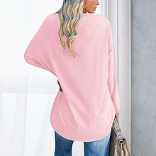 Indlæs billede til gallerivisning Drop Sleeve Bluse med V-udskæring
