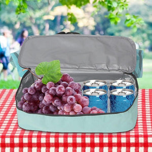 2-i-1 tote-bag i mesh med aftagelig sektion