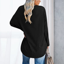 Indlæs billede til gallerivisning Drop Sleeve Bluse med V-udskæring

