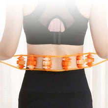 Indlæs billede til gallerivisning Portable Handmade Back Massage Roller Rope
