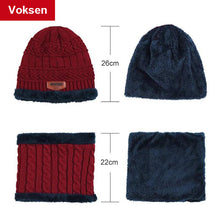 Indlæs billede til gallerivisning Ideel rock Varm Beanie Cap med tørklæde
